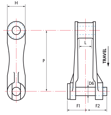 700 Series Collector Chains drawing
