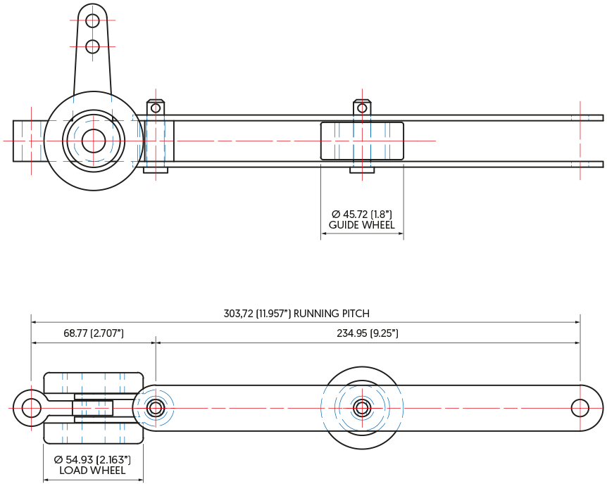 King Replacement Chains OEM Standards - drawing
