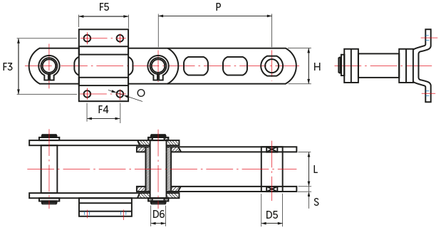 King Deep Bucket San Conveyor PL Series - drawing