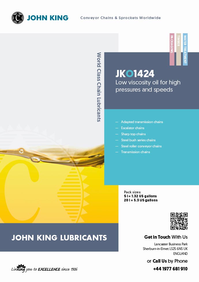 JKO1424 Low viscosity oil for high pressures and speeds