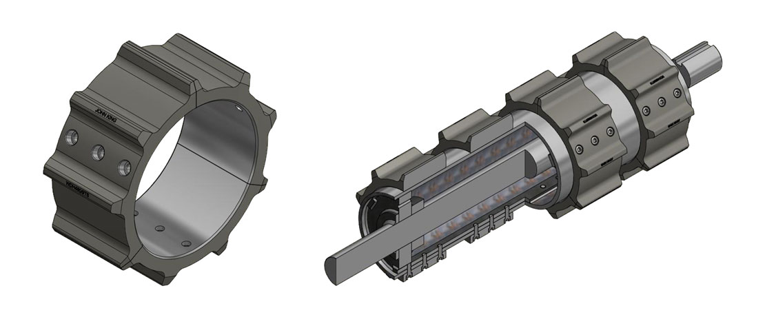 Truck Dump Sprocket - CAD 3D design