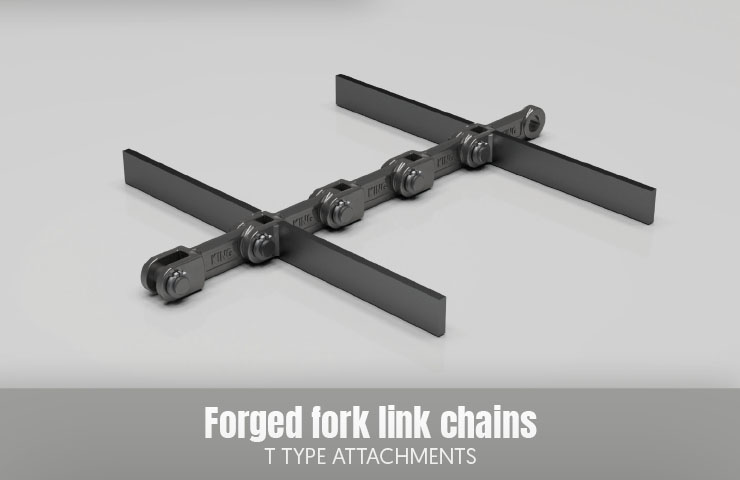 Forged fork link chains - T Type Attachments