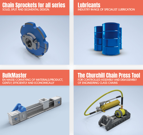 Sprockets, Lubricants, BulkMaster, The Churchill Chain Press Tool