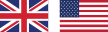 UK, USA flags