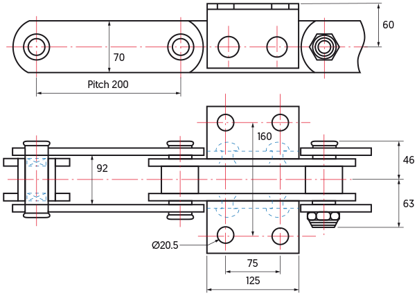 Cossette Conveyor - drawing