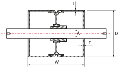 Chain idler drums - drawing